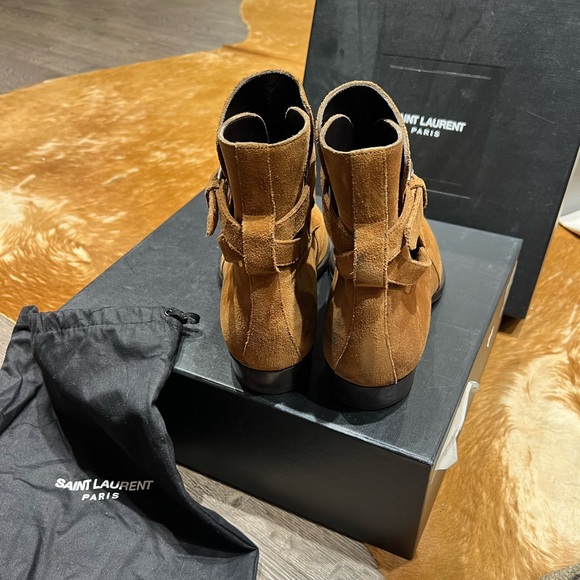 Men’s Yves Saint Laurent Wyatt Jodphur boot in Suede, size UK 41.5 (US 8.5) - Picture 5 of 5